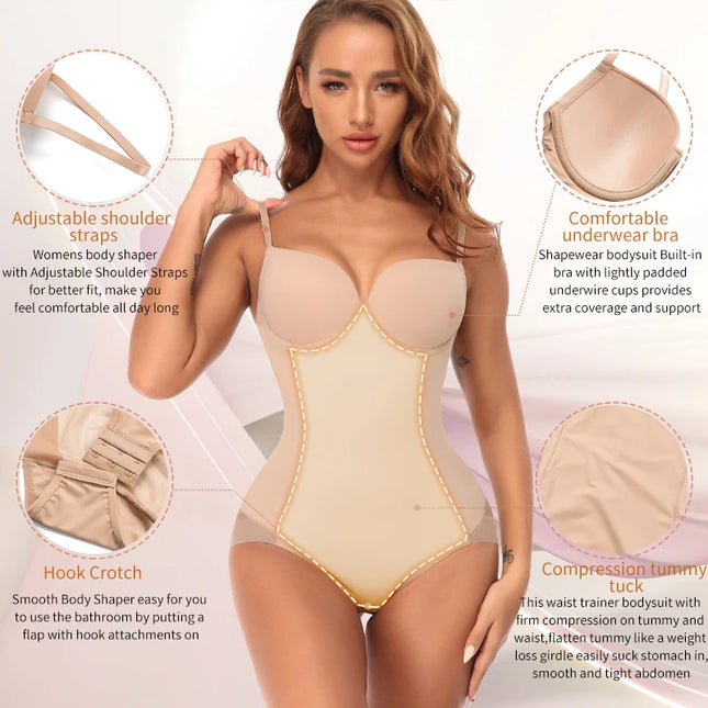 Underwear Girdles Bodysuit Shapewear - VOLDRI