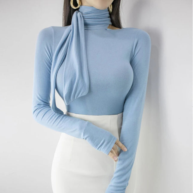 Casual Slim Off Shoulder Top - VOLDRI