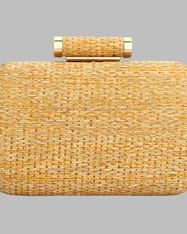 Straw Summer Clutch Bag - VOLDRI