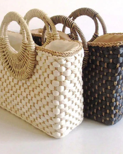 Beach Tote Straw Bag - VOLDRI