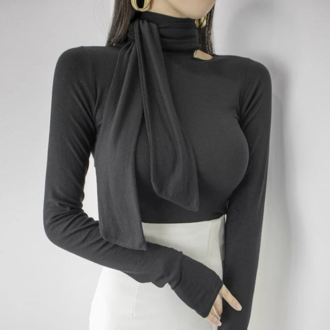 Casual Slim Off Shoulder Top - VOLDRI