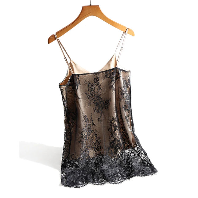 Sexy Lace Spaghetti Strap Top - VOLDRI