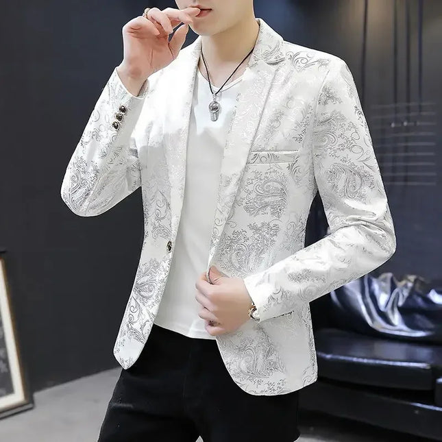 Korean Style Slim-Fit Blazer for Women - Elegant Casual Business Wear