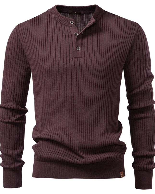 Long Sleeve Polo Shirt for Men - Casual Autumn Fit