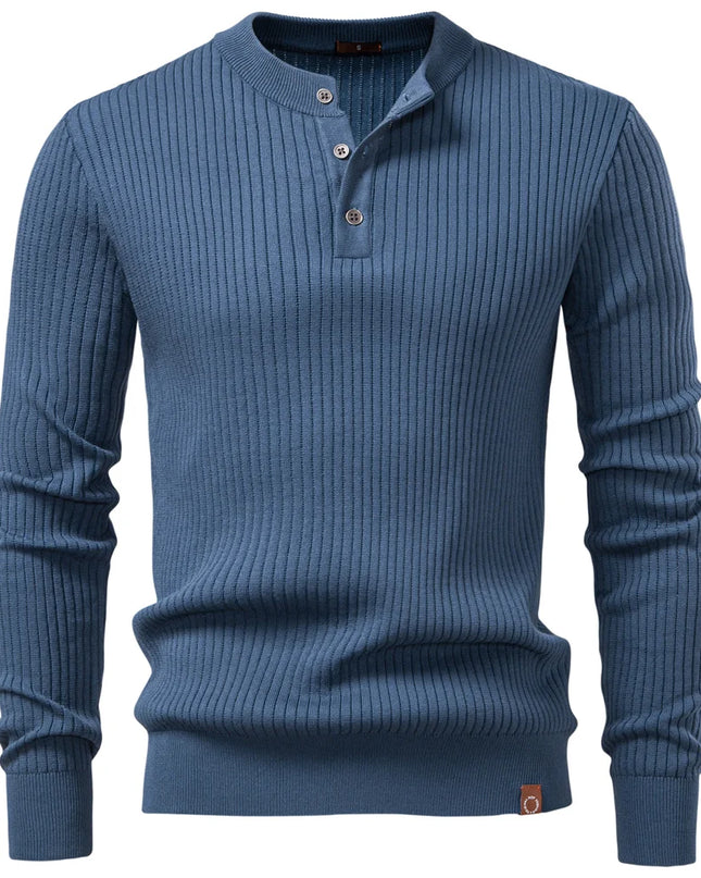 Long Sleeve Polo Shirt for Men - Casual Autumn Fit