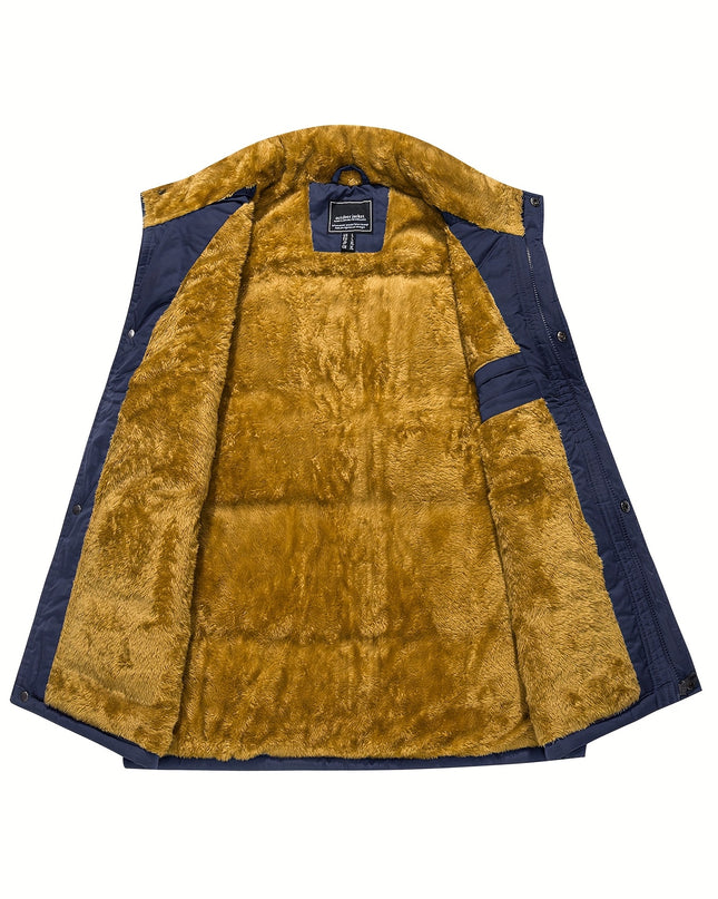 MAGNIVIT Men's Windproof Vest - Fleece Lining for Outdoor Activities