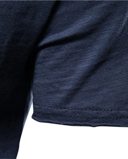 Men's 100% Cotton V-Neck T-Shirt - Slim Fit Casual Tees