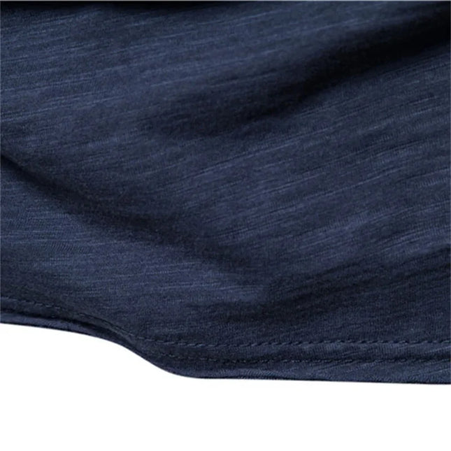 Men's 100% Cotton V-Neck T-Shirt - Slim Fit Casual Top