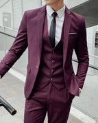 wine red 1 button