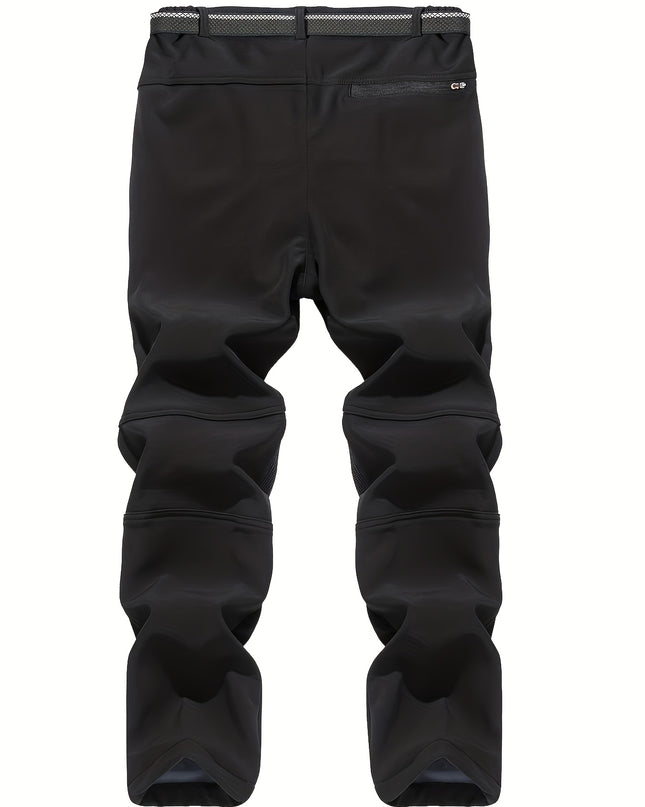 Men's All-Season Cargo Hiking Pants - Quick-Dry, Reinforced Knees