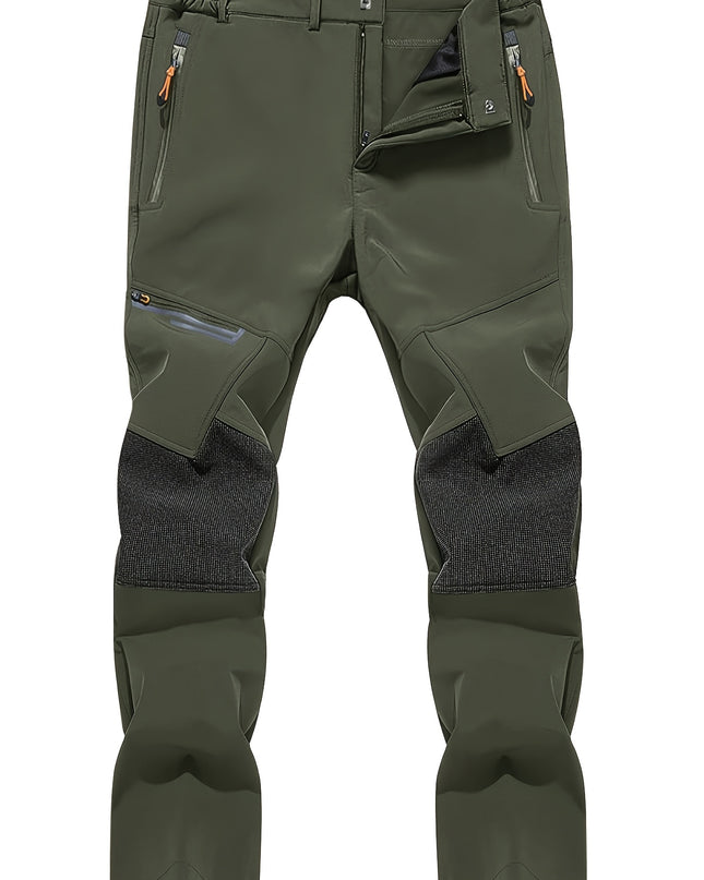 Men's All-Season Cargo Hiking Pants - Quick-Dry, Reinforced Knees