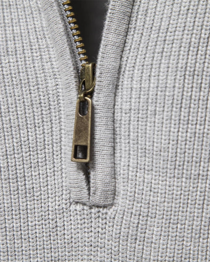 Men's Autumn Cotton Zipper Cardigan - Warm Casual Sweater