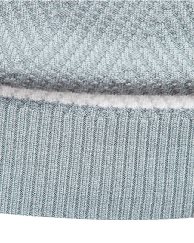 Men's Autumn Pullover - O-Neck Casual Slim Sweater