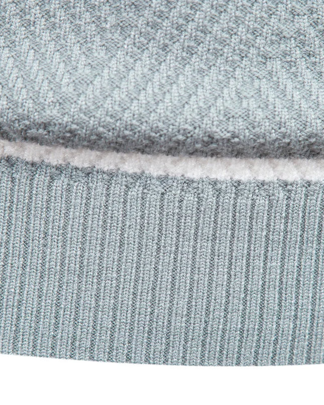 Men's Autumn Pullover Sweater - O-neck Patchwork Casual Fashion