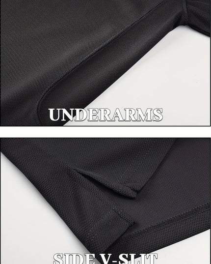 Men's Breathable Short-Sleeve Shirt - Moisture-Wicking & Quick-Dry