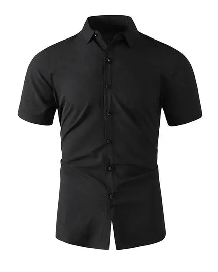 Men's Business Casual Short Sleeve Shirt - Soft, No Iron, Versatile
