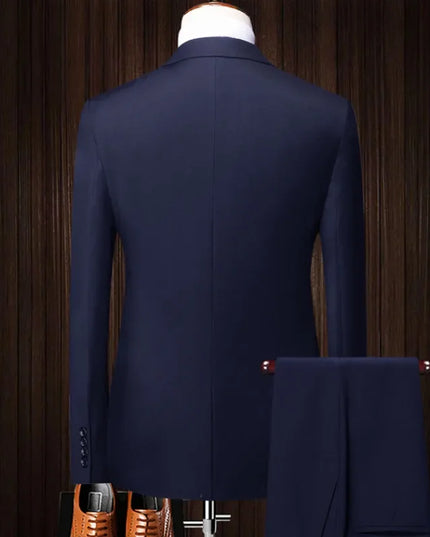 Men's Business Suit Set - Blazer & Pants for Professional Style