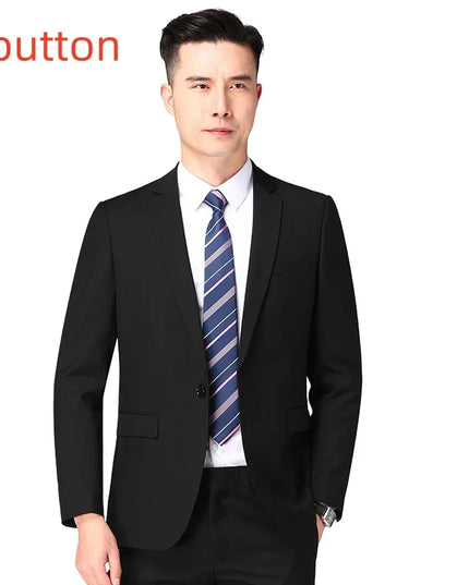 Men's Business Suit Set - Blazer & Pants for Professional Style