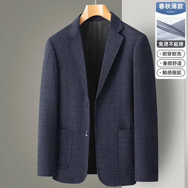 Men's Casual Blazer - British Style for Business and Fashion