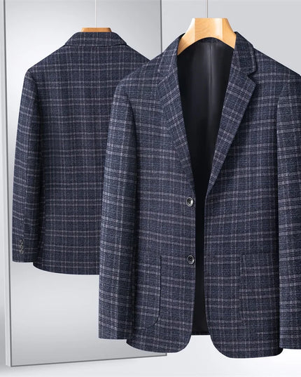 Men's Casual Blazer - British Style for Business and Fashion