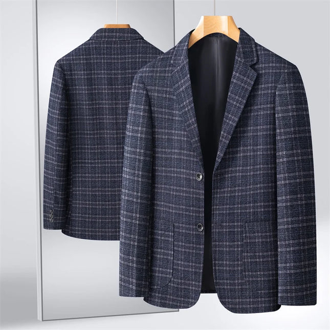 Men's Casual Blazer - British Style for Business and Fashion