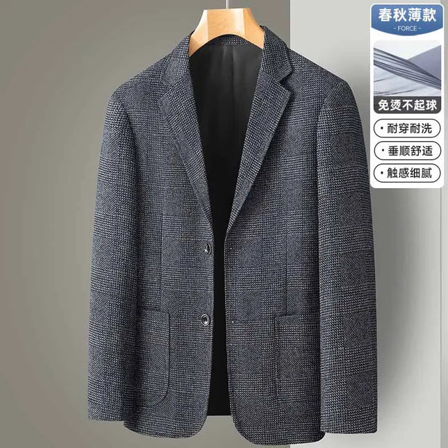 Men's Casual Blazer - British Style for Business and Fashion