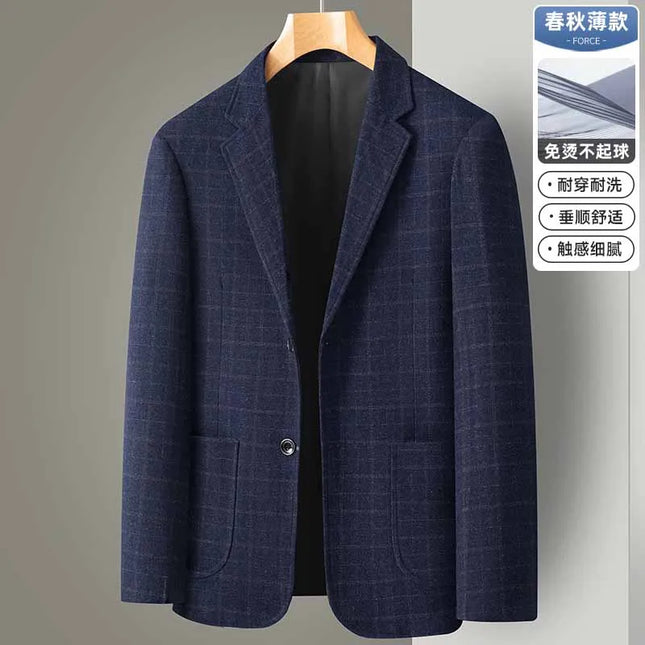 Men's Casual Blazer - British Style for Business and Fashion