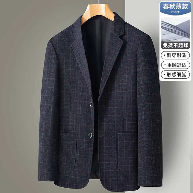 Men's Casual Blazer - British Style for Business and Fashion