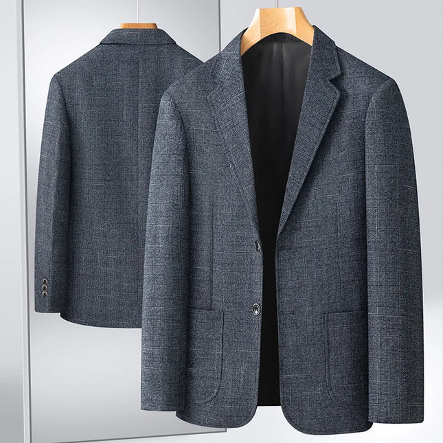 Men's Casual Blazer - British Style for Business and Fashion