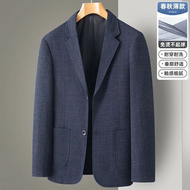 Men's Casual Blazer - British Style for Business and Fashion