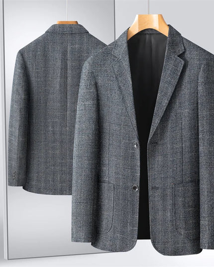 Men's Casual Blazer - British Style for Business and Fashion