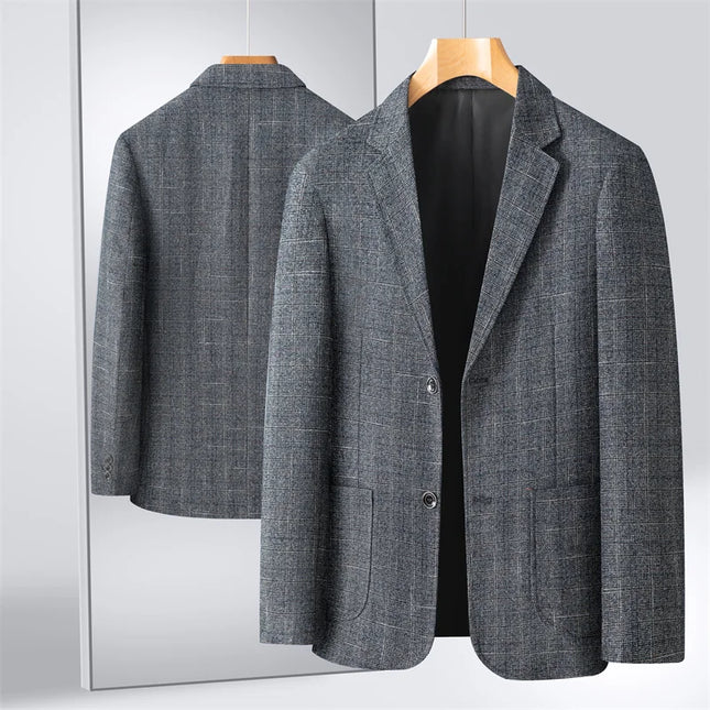Men's Casual Blazer - British Style for Business and Fashion