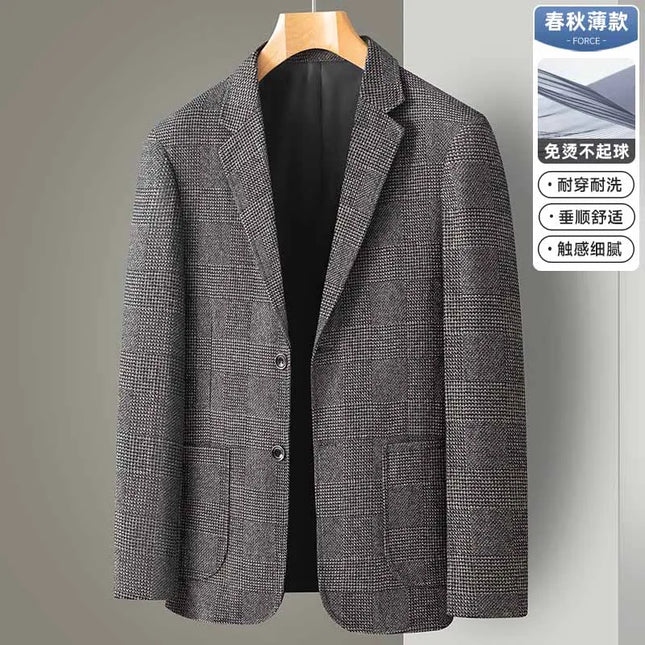 Men's Casual Blazer - British Style for Business and Fashion
