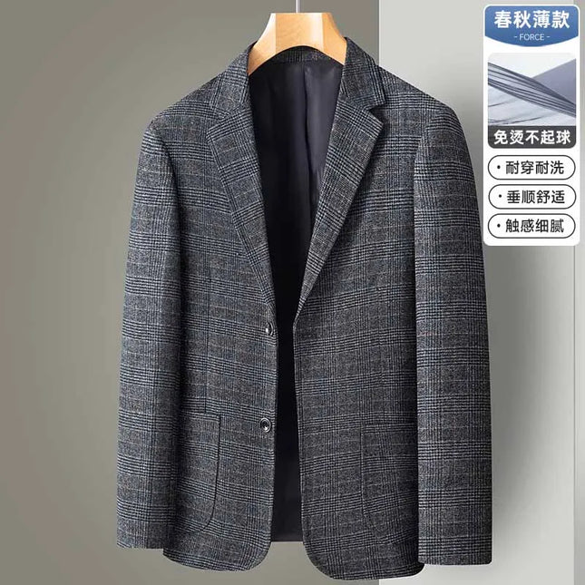 Men's Casual Blazer - British Style for Business and Fashion