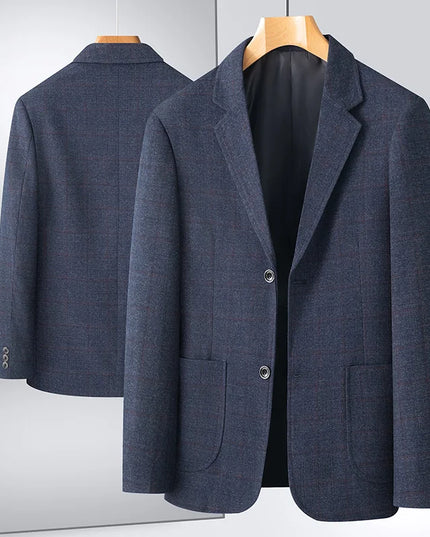 Men's Casual Blazer - British Style for Business and Fashion