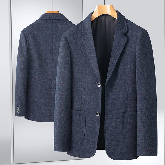 Men's Casual Blazer - British Style for Business and Fashion