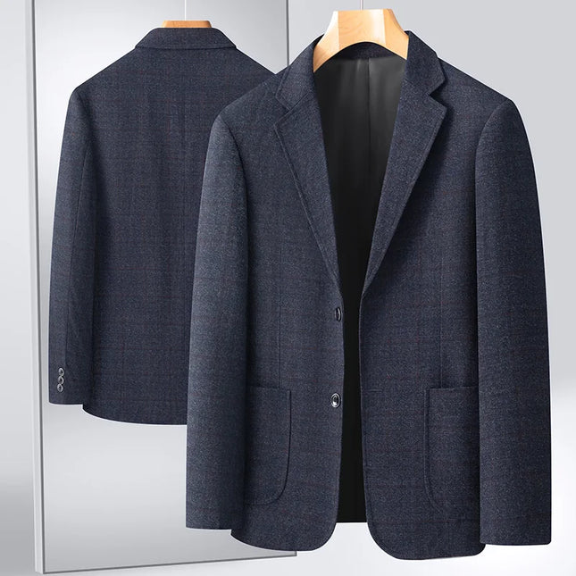 Men's Casual Blazer - British Style for Business and Fashion