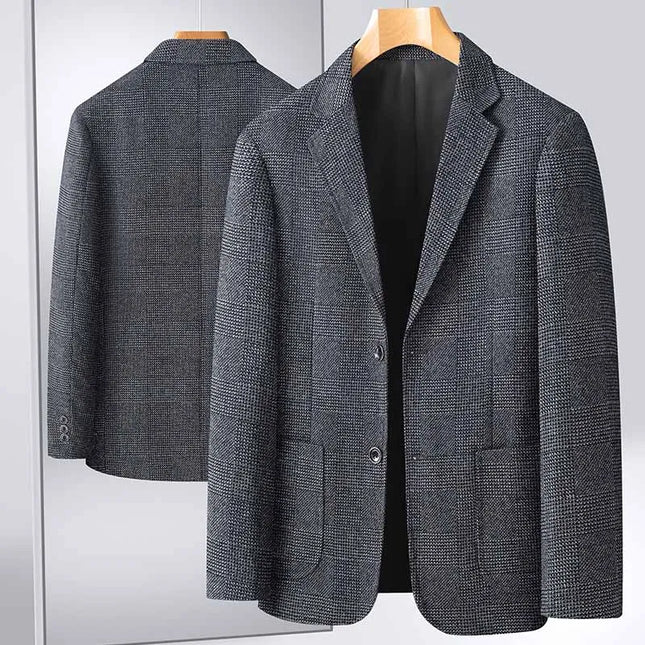 Men's Casual Blazer - British Style for Business and Fashion