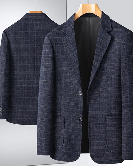 Men's Casual Blazer - British Style for Business and Fashion