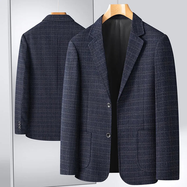 Men's Casual Blazer - British Style for Business and Fashion