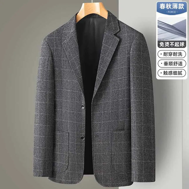 Men's Casual Blazer - British Style for Business and Fashion