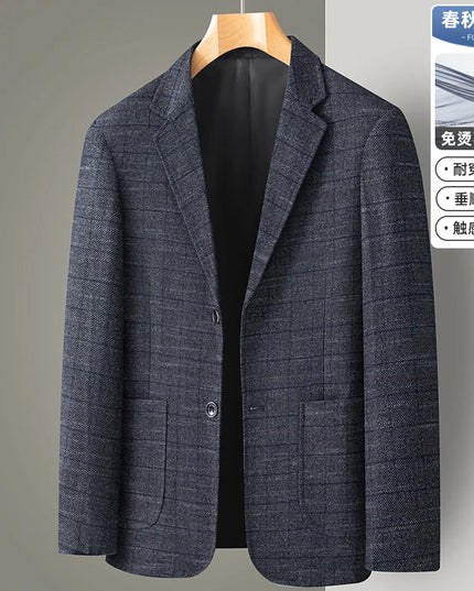 Men's Casual Blazer - British Style for Business and Fashion