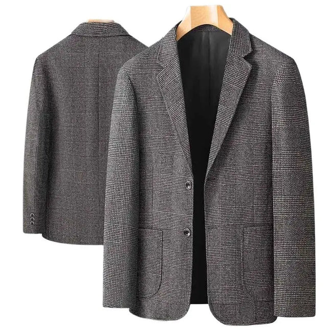 Men's Casual Blazer - British Style for Business and Fashion