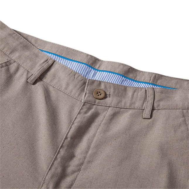 Men's Casual Cotton Hemp Pants - Breathable & Versatile Style