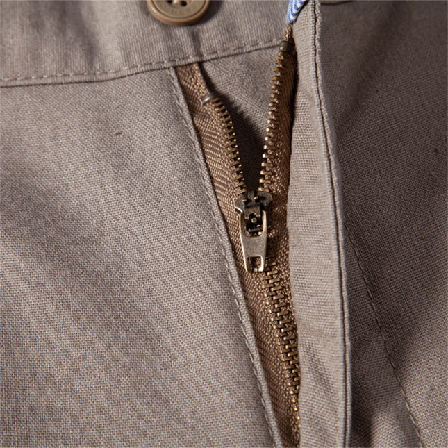 Men's Casual Cotton Hemp Pants - Breathable & Versatile Style