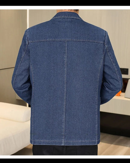 Men's Casual Denim Blazer - Ultra-Thin, Breathable Design for Versatility