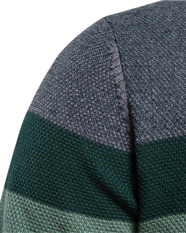 Men's Casual O-neck Cotton Sweater - Winter Knit Pullover