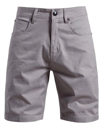 Men's Casual Shorts - 100% Cotton, Elastic Waist, Slim Fit
