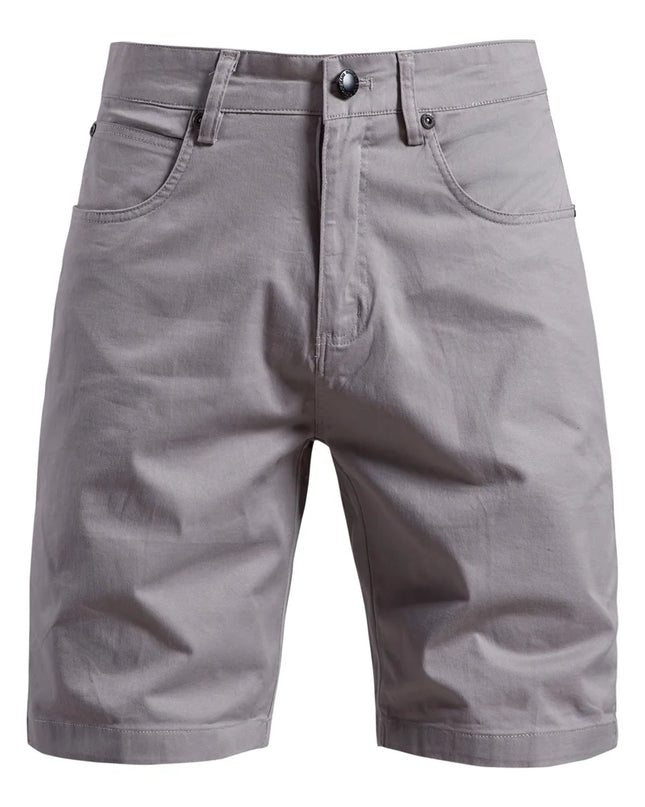 Men's Casual Shorts - 100% Cotton, Elastic Waist, Slim Fit