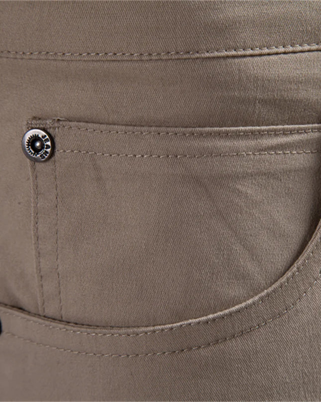 Men's Casual Shorts - 100% Cotton, Elastic Waist, Slim Fit